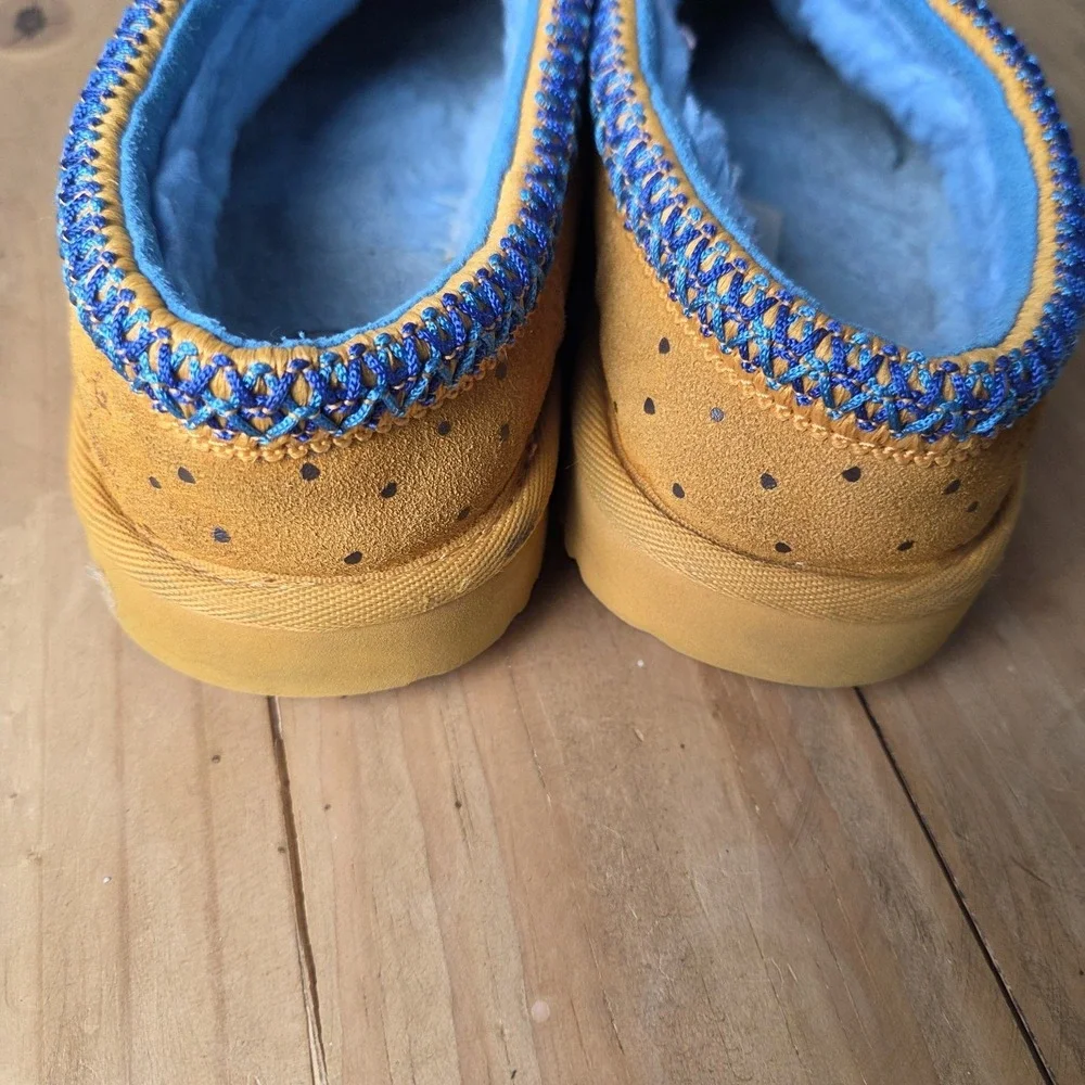 Ugg Tasman Sesame Street Cookie Monster Suede Clog‎ Mule.slop On Womens Sz 6